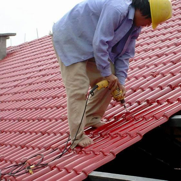 Tôles toiture tuile en PVC